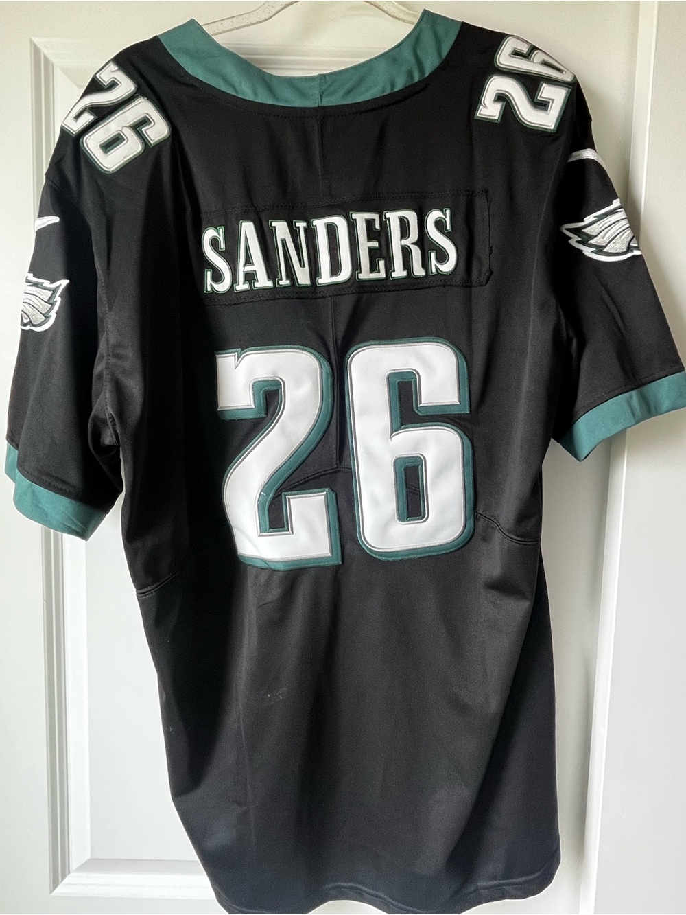 Sanders Philadelphia Eagles Black Jersey